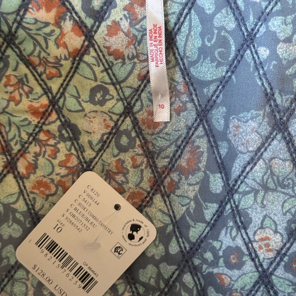 Free People Blue Floral Mini Skirt - Picture 3 of 7